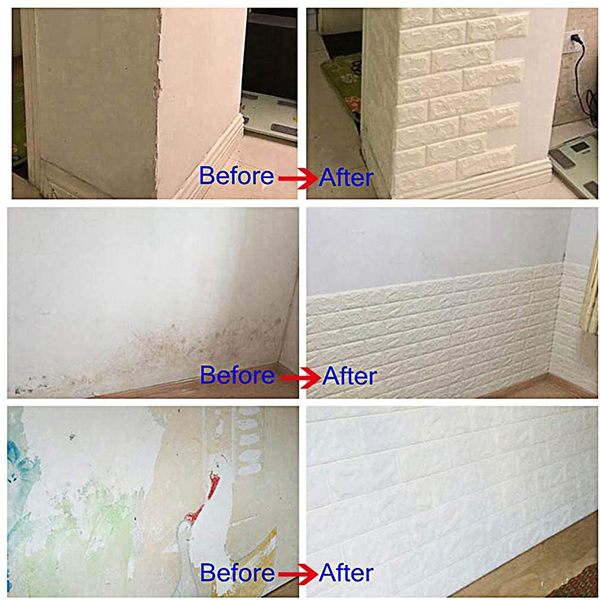 3DBrickWall, trójwymiarowe naklejki ścienne z efektem cegły - Image 2