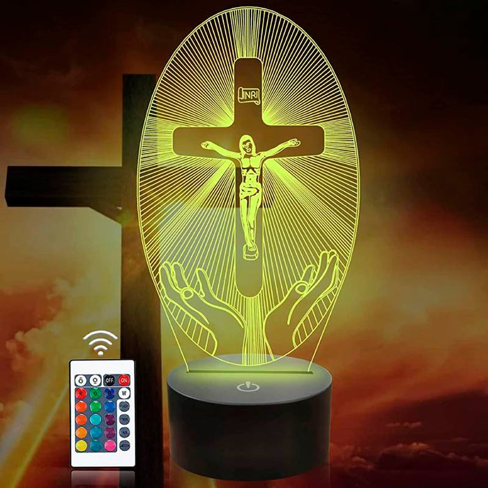 3DKrzyż, dekoracja z motywem religijnym - Jezus - Image 3
