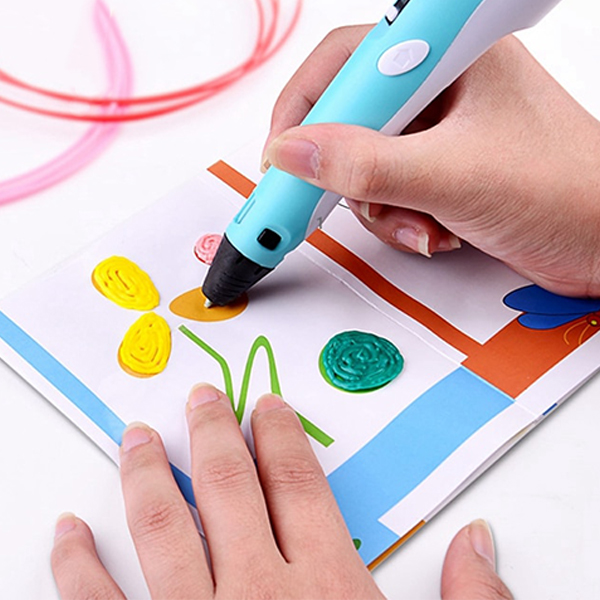 3Dpen, innowacyjny długopis, który rysuje dowolny kształt w 3D z 3 różnymi kolorowymi filamentami - Image 3