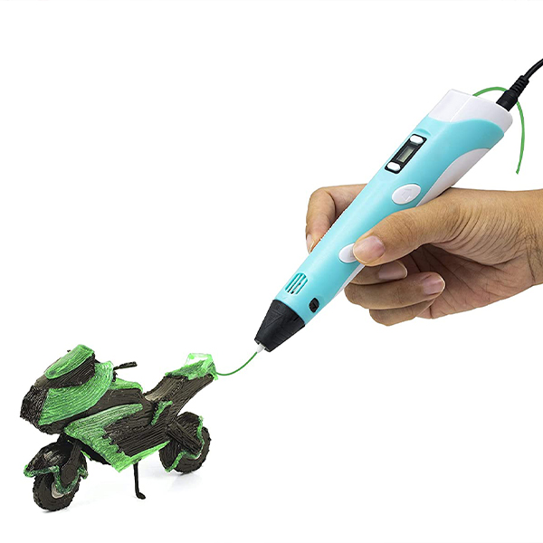 3Dpen, innowacyjny długopis, który rysuje dowolny kształt w 3D z 3 różnymi kolorowymi filamentami - Image 4