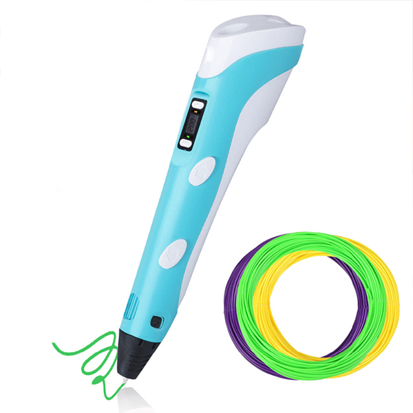 3Dpen, innowacyjny długopis, który rysuje dowolny kształt w 3D z 3 różnymi kolorowymi filamentami - Image 10
