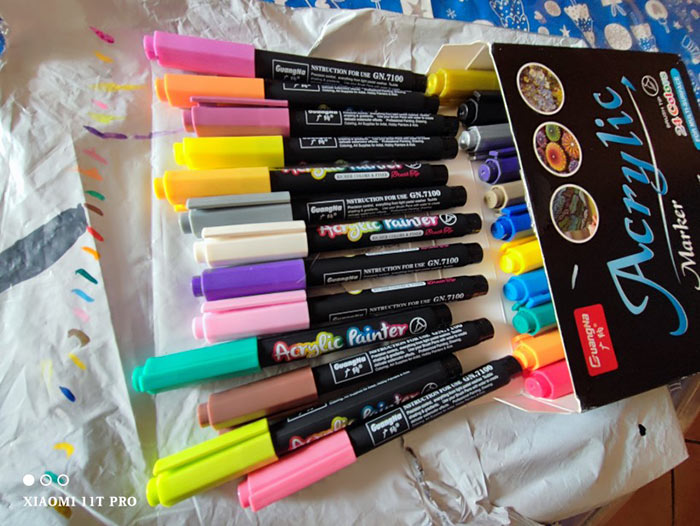 AcrylicMarkers, markery akrylowe (24 sztuki) - Image 9