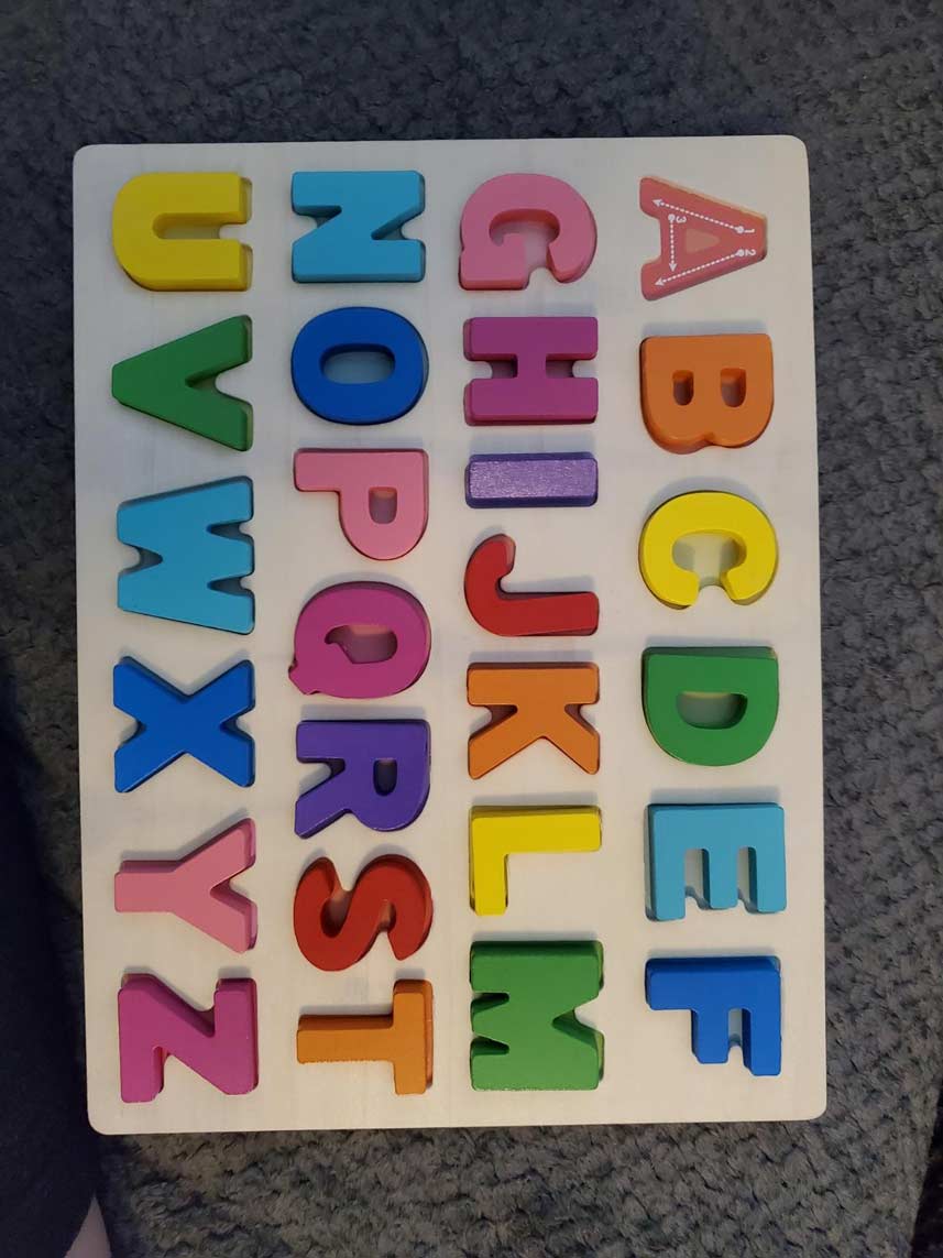 AlphabetPuzzle - drewniane puzzle z literami - Image 5