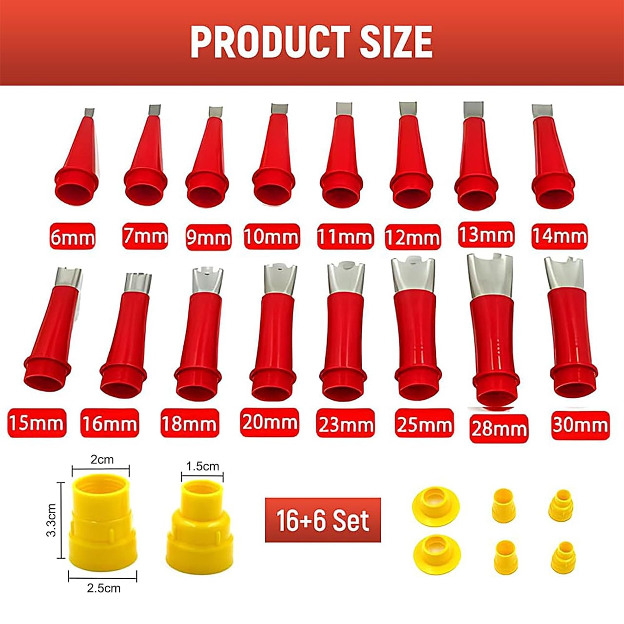 ApplicNozzle, 22-elementowy zestaw dysz do mieszania i uszczelniania - Image 4