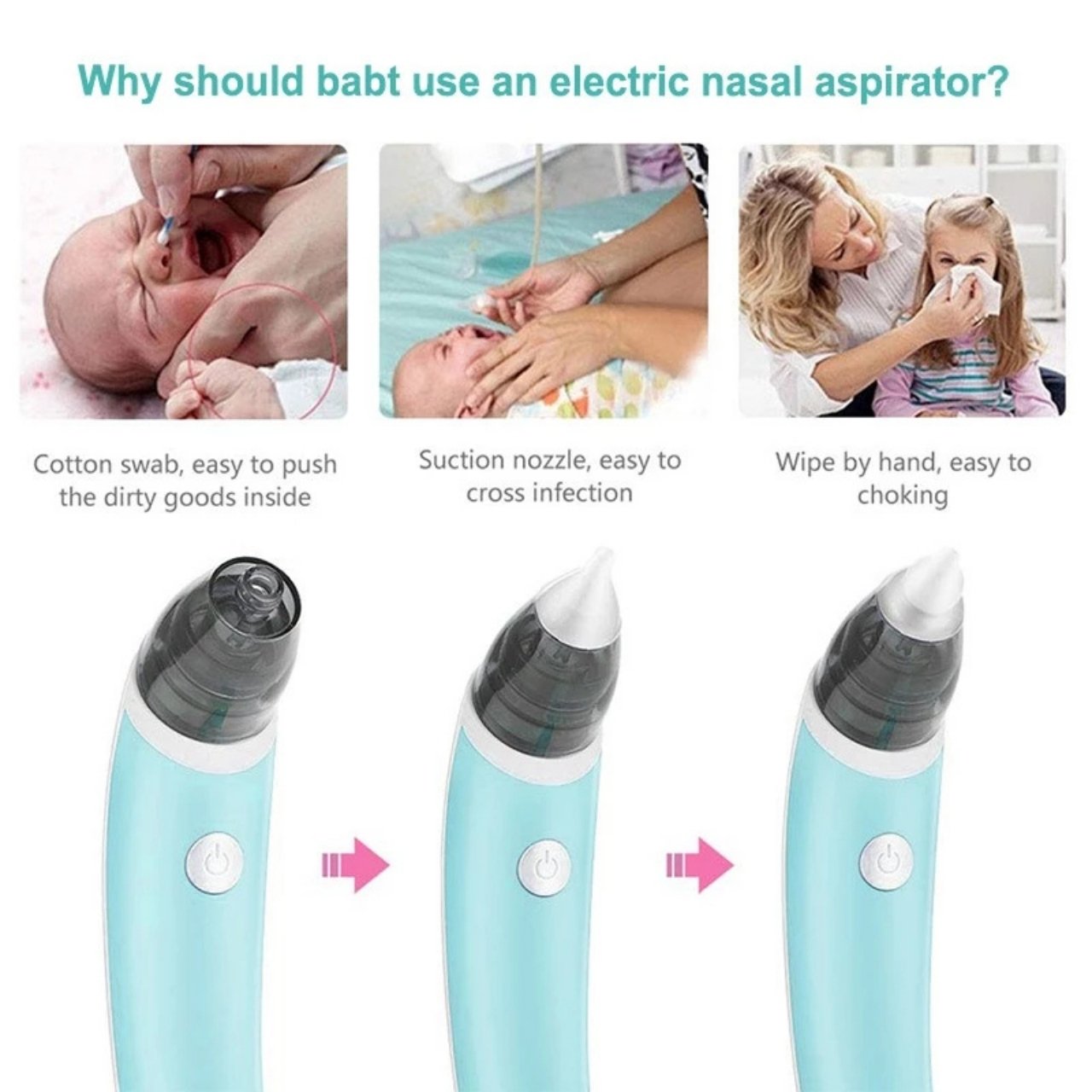 Aspirator, aspirator do nosa dla niemowląt - Image 4