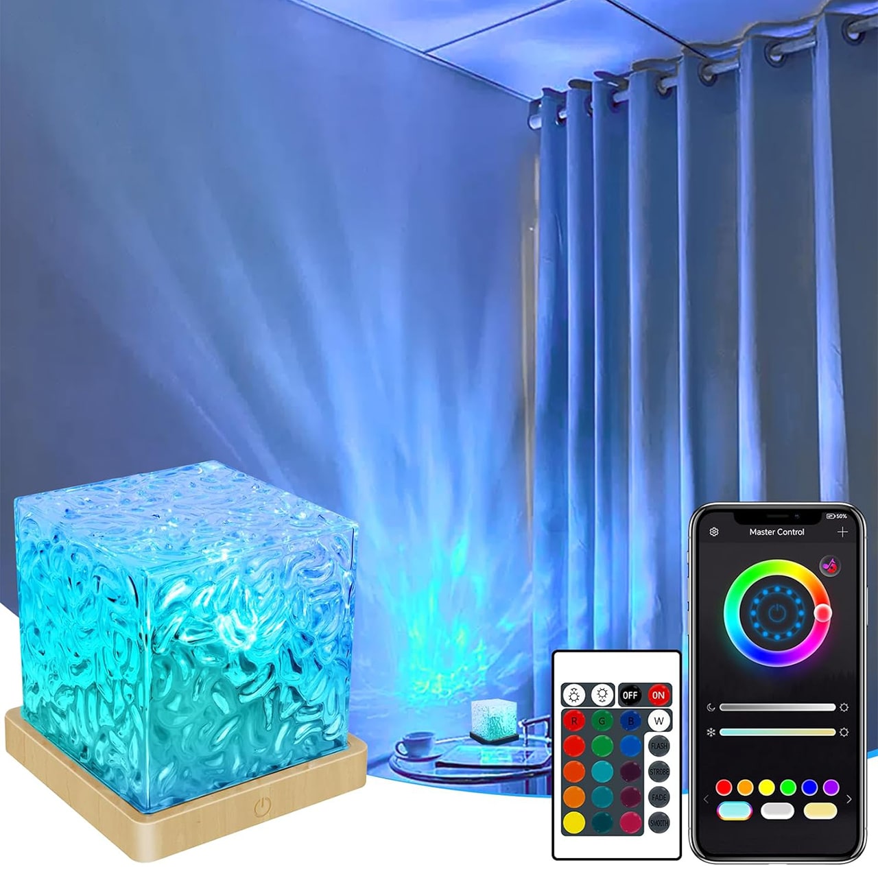 AuroraBorealis, dekoracyjna lampa z efektem zorzy polarnej - Image 7