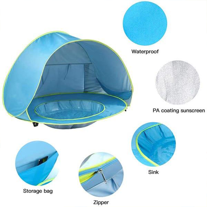 BabyTent, namiot dla dzieci z ochroną UV i basenem - Image 2