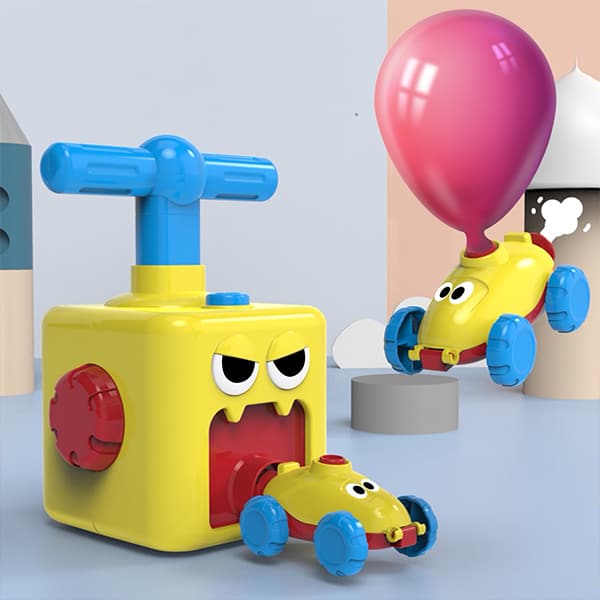 BalloonCar, magiczna stacja wyścigowa, która działa za pomocą balonów - Image 5
