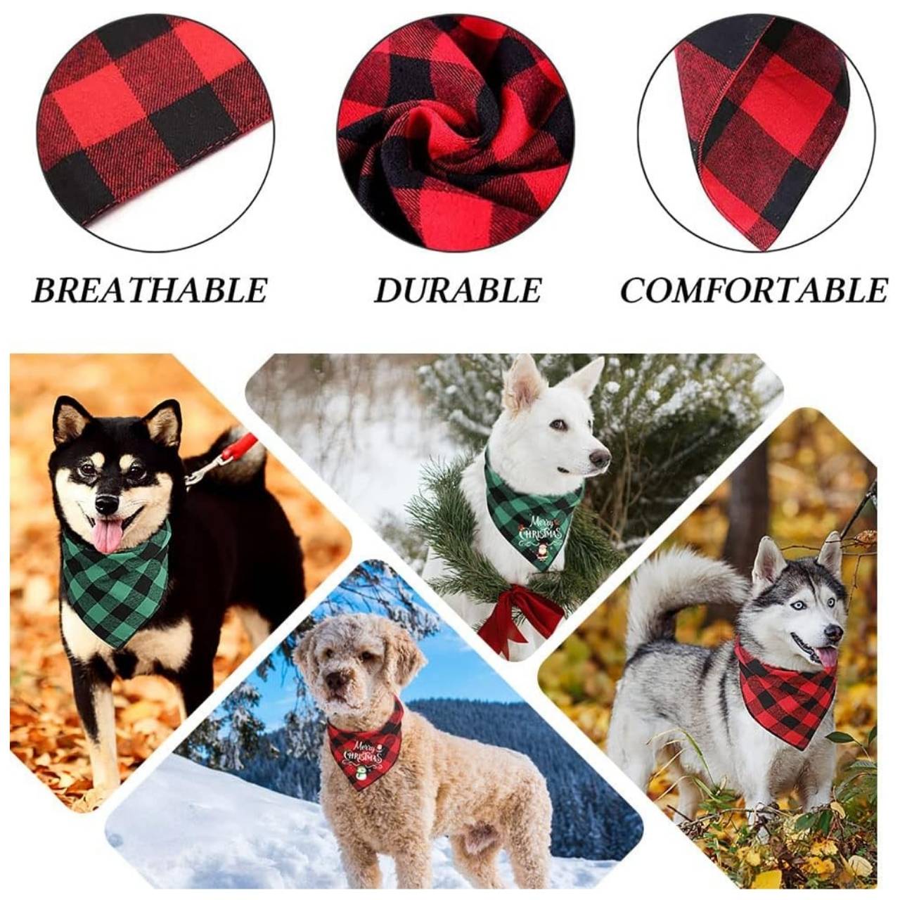 Bandana, świąteczna chusta dla psów - Image 3