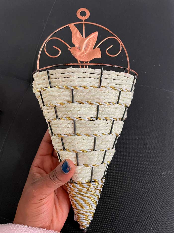 BasketVase, kosz na kwiaty ścienne - Image 7