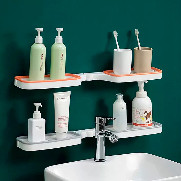 BathroomShelf, półka łazienkowa, którą można zamontować pod kątem 90° lub 180° - Image 8