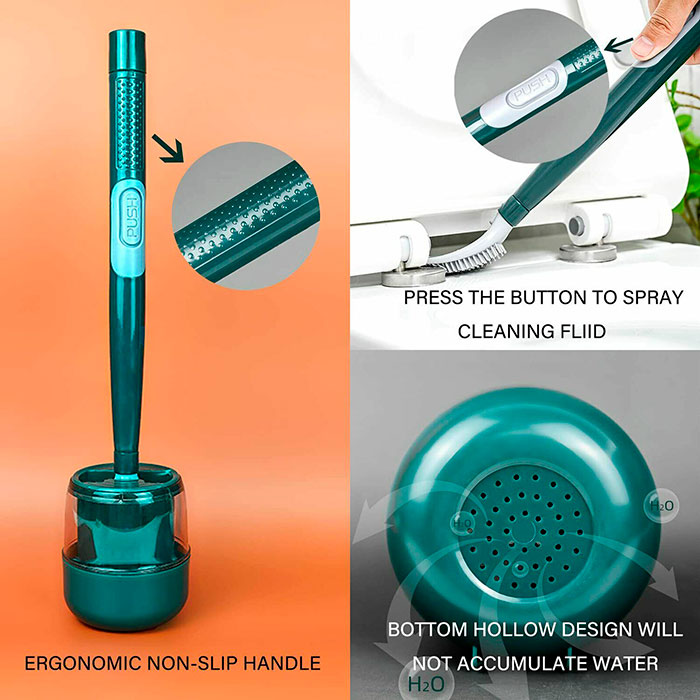 BestBrush, rewolucyjna szczotka do toalety z przyciskiem dozującym środek czyszczący - Image 4