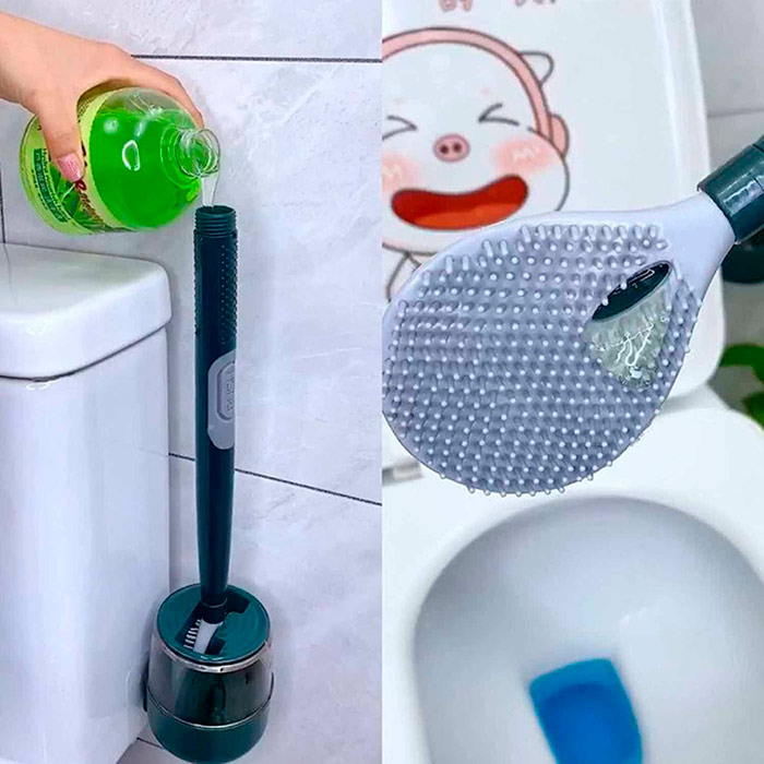 BestBrush, rewolucyjna szczotka do toalety z przyciskiem dozującym środek czyszczący - Image 8