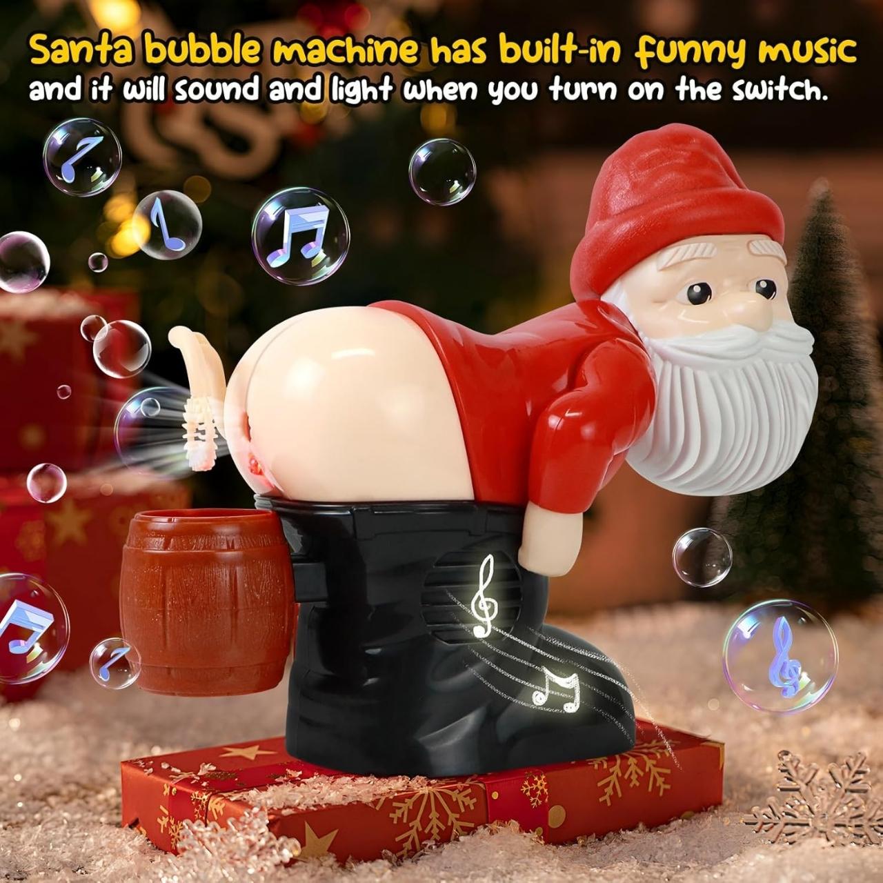 BlowSanta, zabawka do baniek mydlanych Święty Mikołaj - Image 4