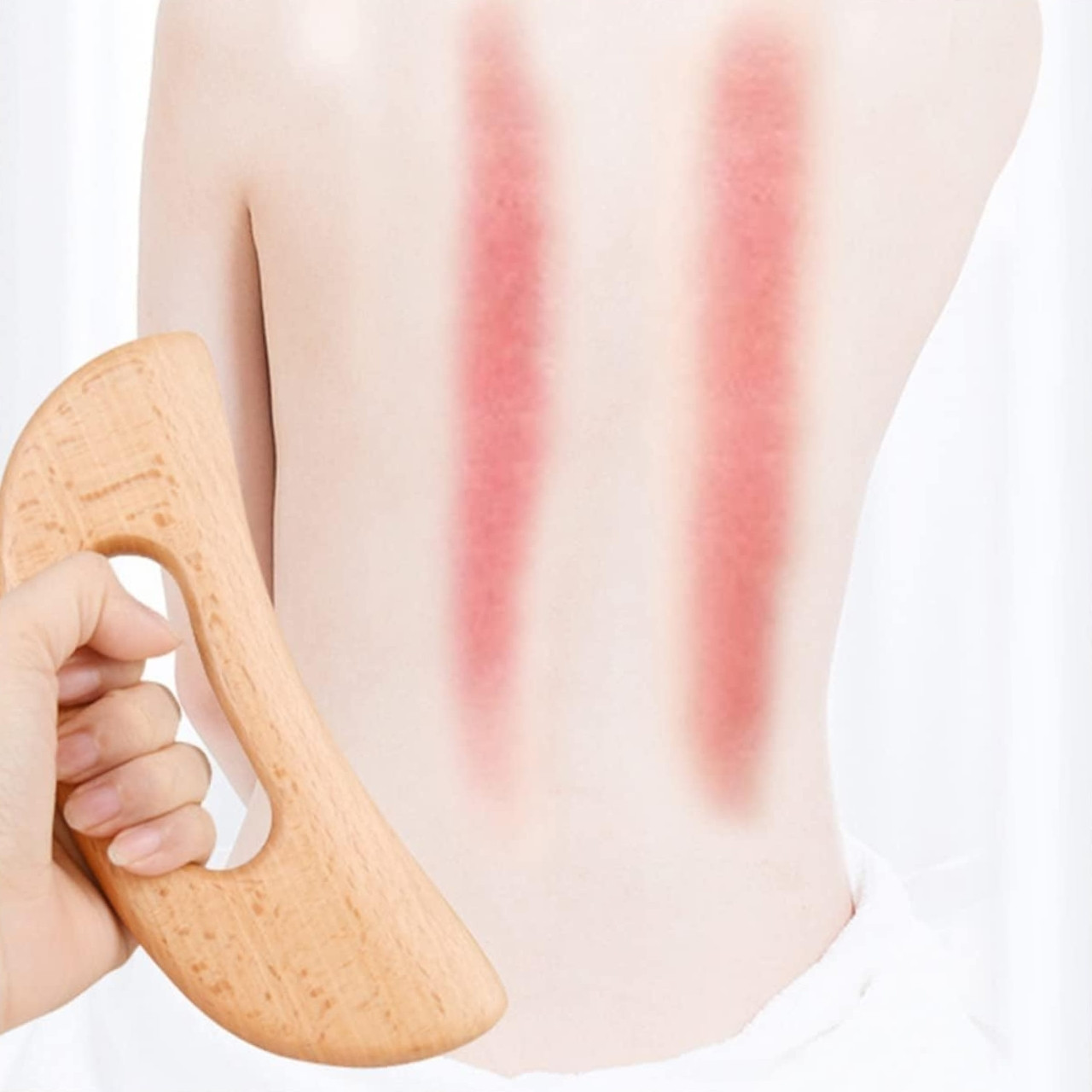 BodyGuaSha, drewniane narzędzie do masażu dla całkowitego relaksu ciała - Image 6