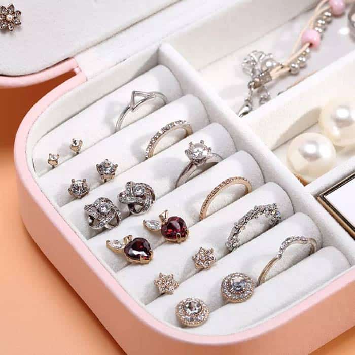 BoxJewlery, pudełko do przechowywania pierścionków, kolczyków, naszyjników i innej biżuterii - Image 3