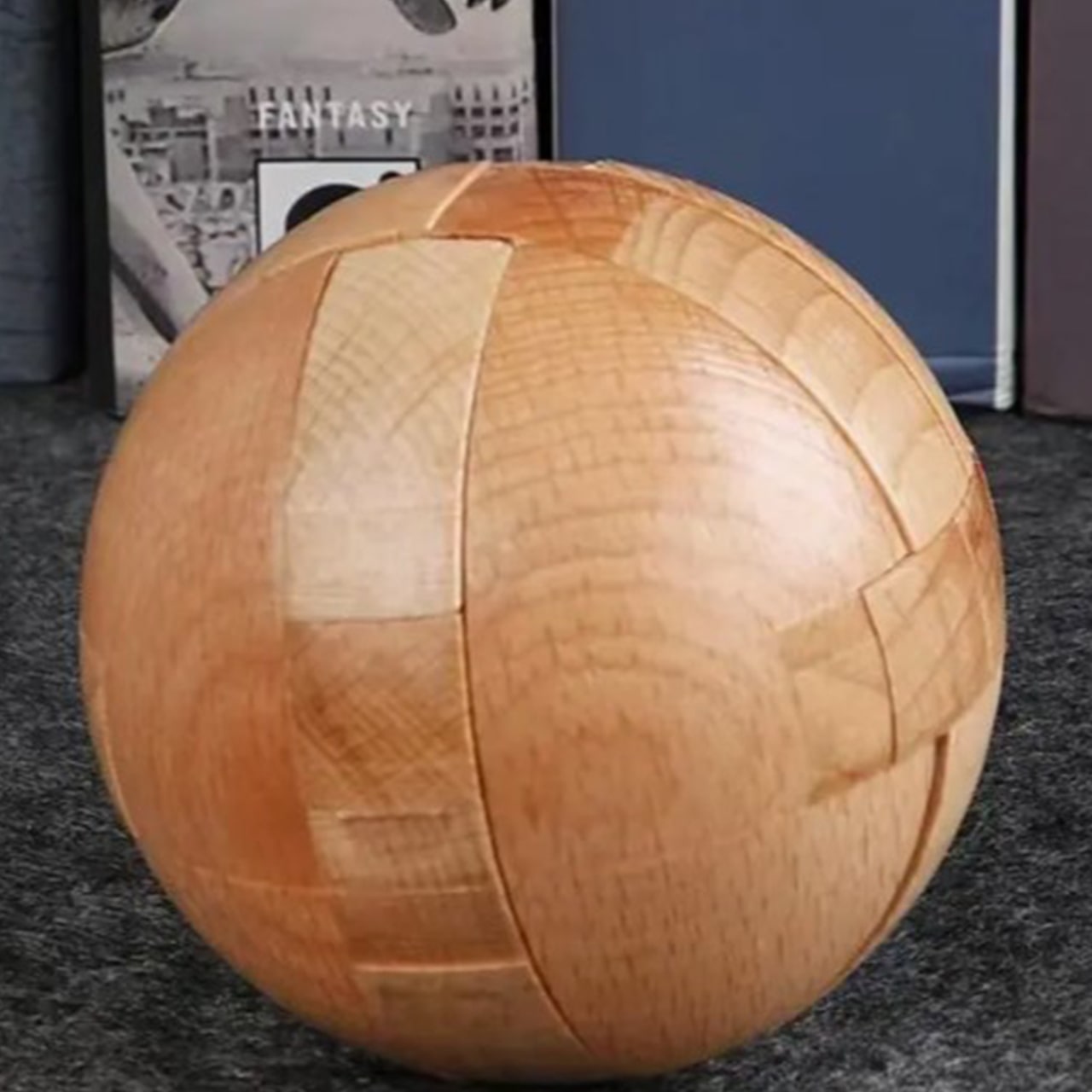 BrainTeaser, drewniana układanka w kształcie kuli - Image 3