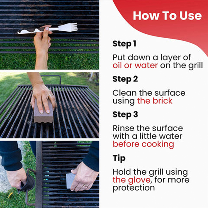 BrickGrill, kamień czyszczący do grilla 1+1 GRATIS. - Image 5