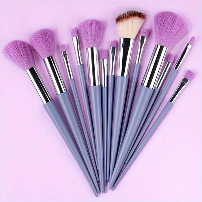 BrushSet, 13-elementowy zestaw pędzli do makijażu z etui - Image 3