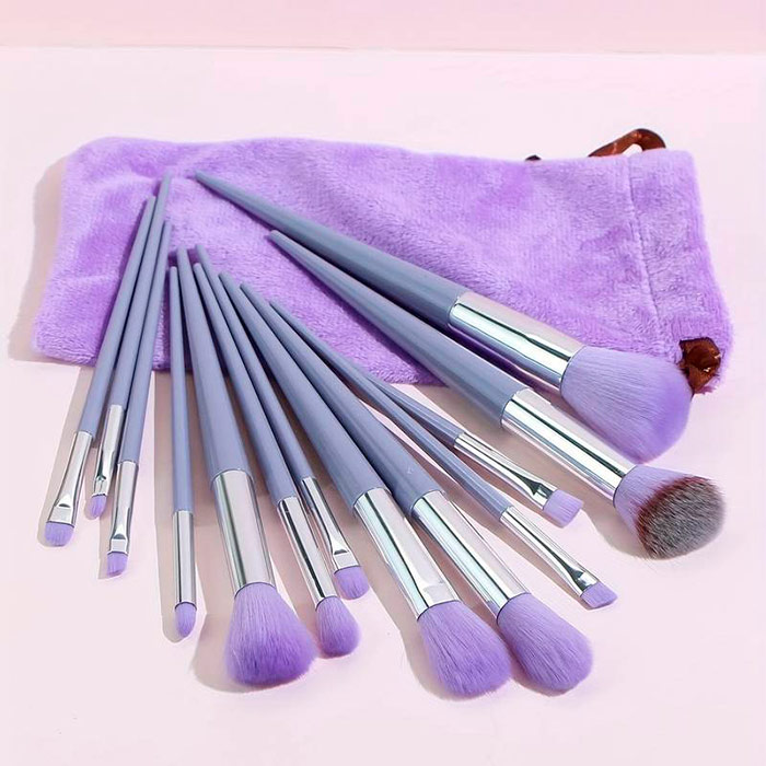 BrushSet, 13-elementowy zestaw pędzli do makijażu z etui - Image 4