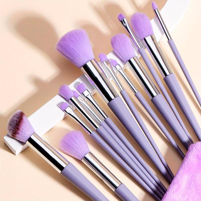 BrushSet, 13-elementowy zestaw pędzli do makijażu z etui - Image 5
