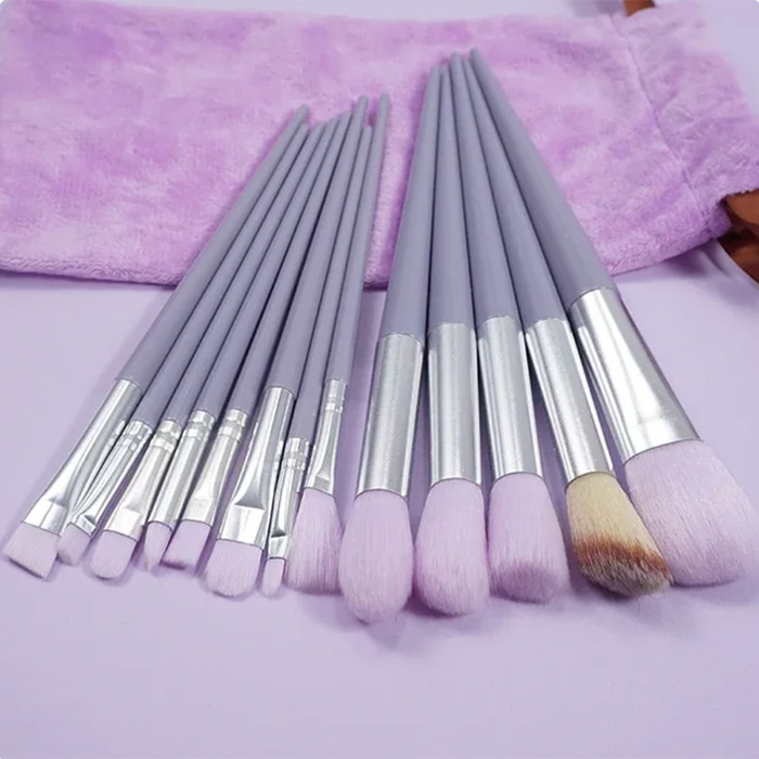 BrushSet, 13-elementowy zestaw pędzli do makijażu z etui - Image 8