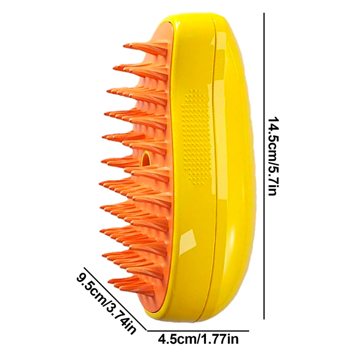 Brushy, elektryczna szczotka dla zwierząt z wodnym rozpylaczem - Image 2