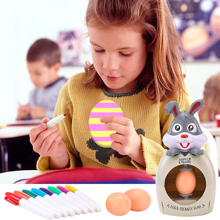 BunnyColor, zestaw do tworzenia i kolorowania plastikowych jajek wielkanocnych - Image 4