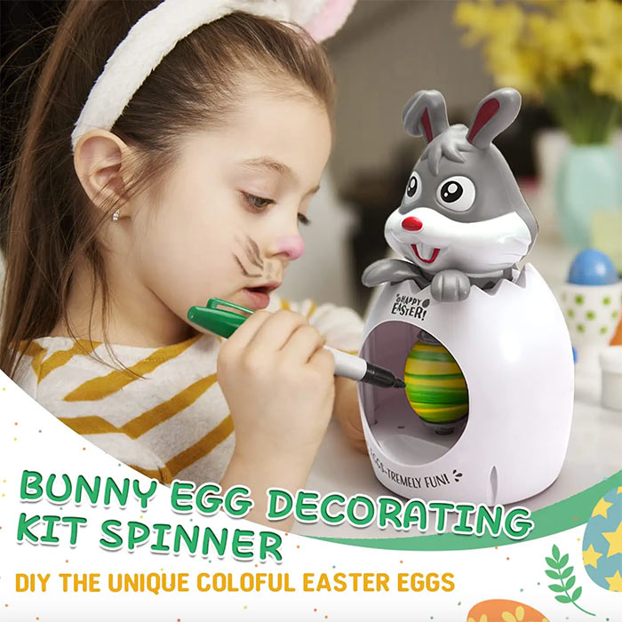 BunnyColor, zestaw do tworzenia i kolorowania plastikowych jajek wielkanocnych - Image 5