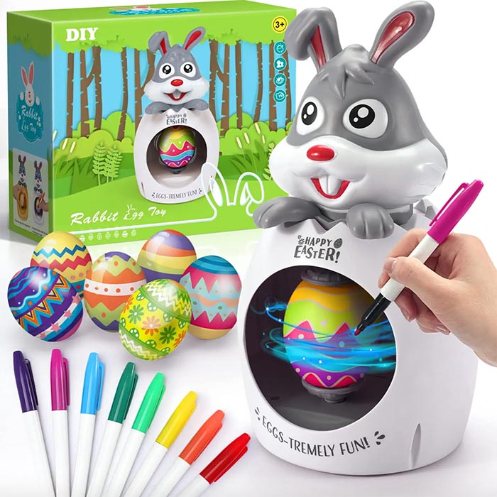 BunnyColor, zestaw do tworzenia i kolorowania plastikowych jajek wielkanocnych - Image 8