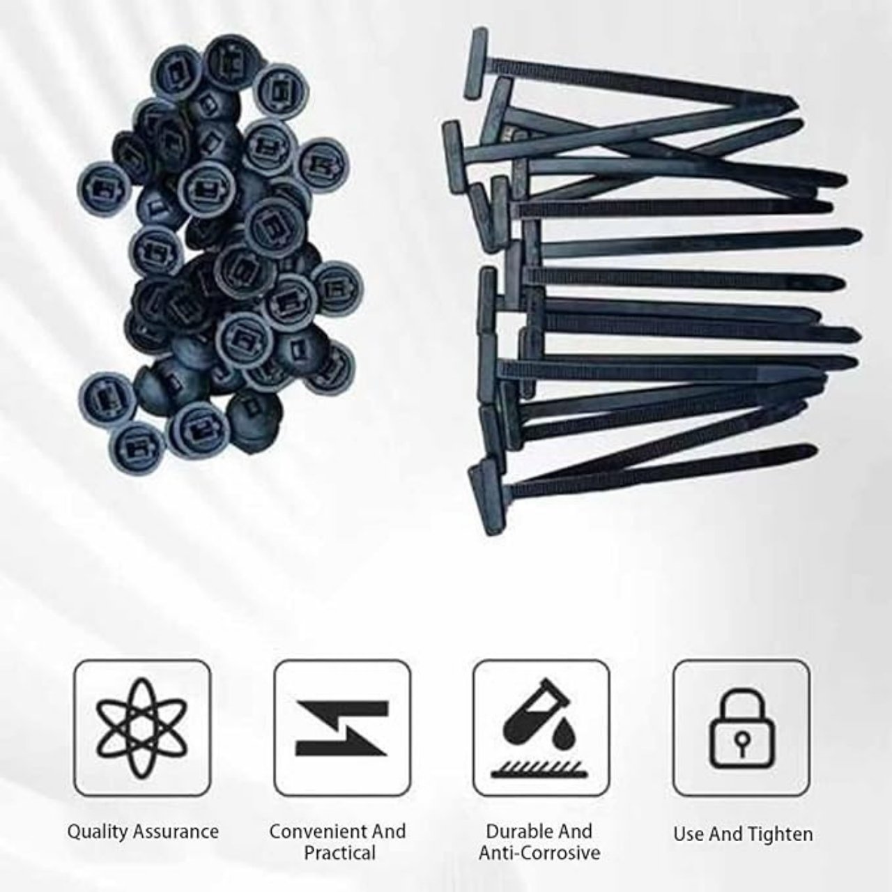 CableTies, nylon ties for automotive and universal use (50 pcs) - Image 2