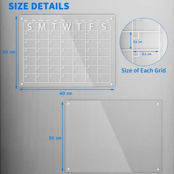 CalendarBoard, tablica kalendarza magnetycznego (2 sztuki) - Image 2