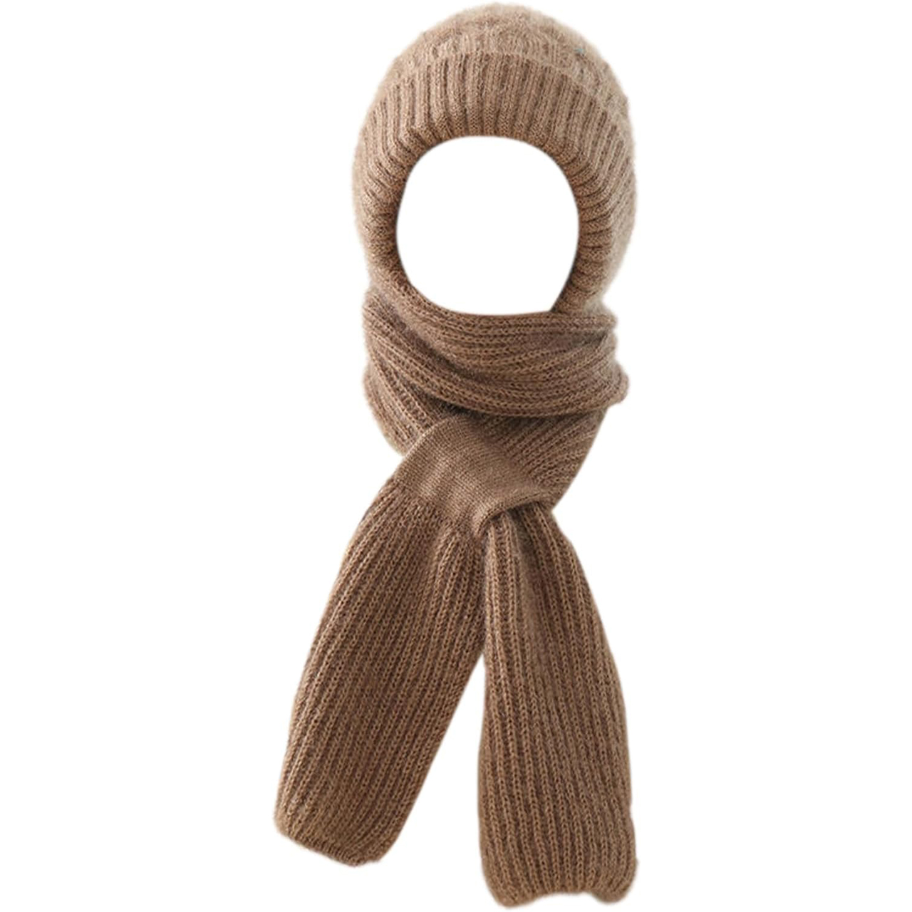 CapScarf, damska zimowa czapka z przyszytym szalikiem - Image 8