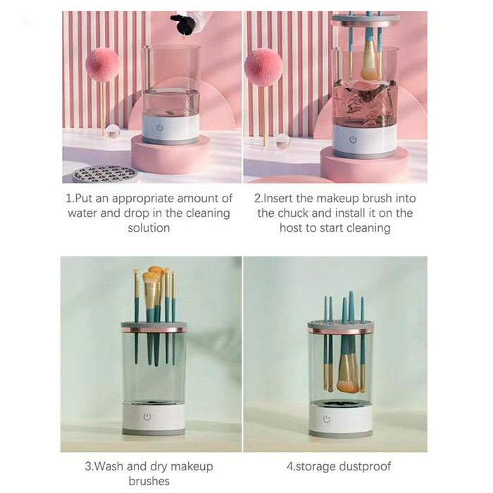 CleanMakeup, urządzenie do czyszczenia i przechowywania pędzli do makijażu - Image 8