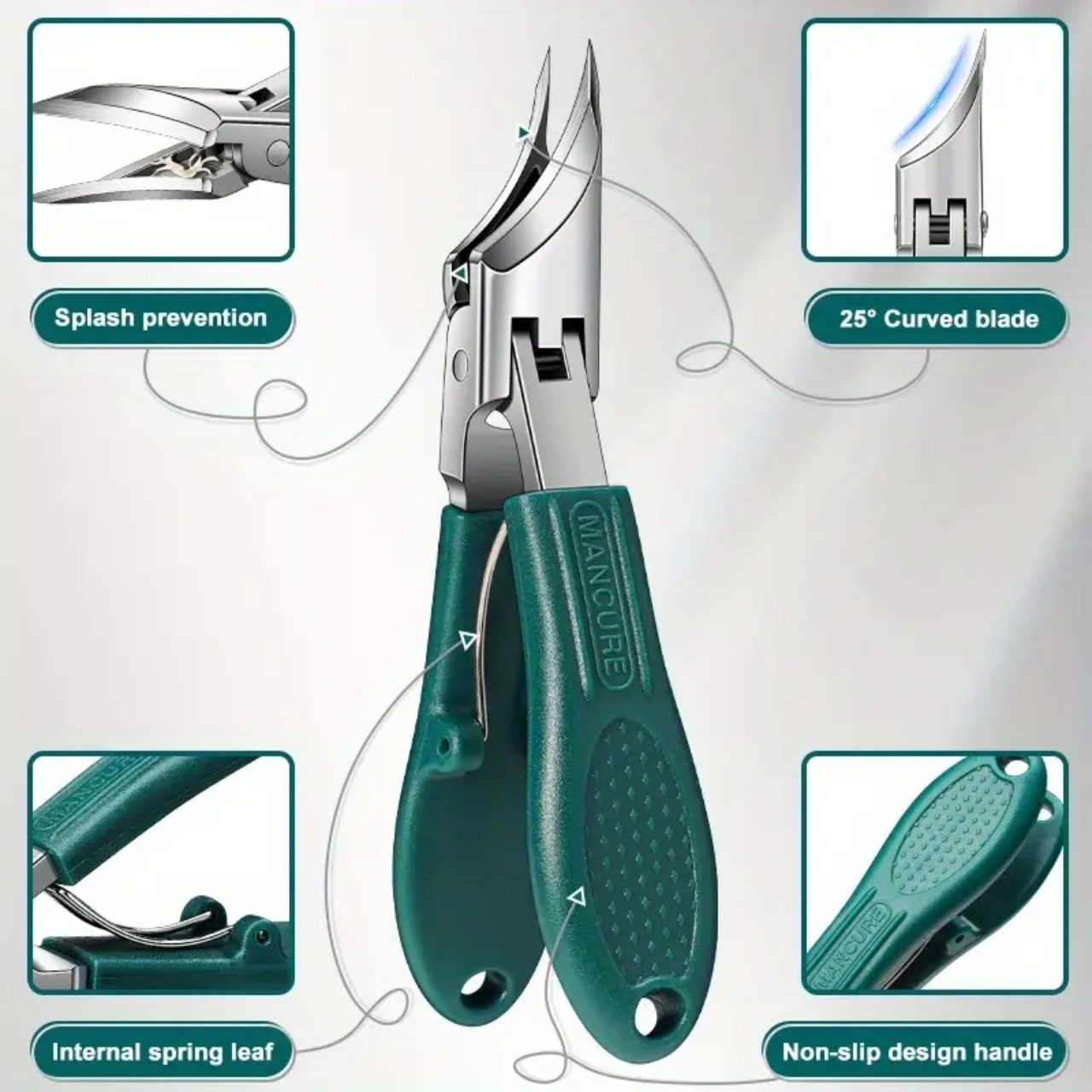 Clipper, 3-częściowy zestaw do pielęgnacji paznokci - Image 7