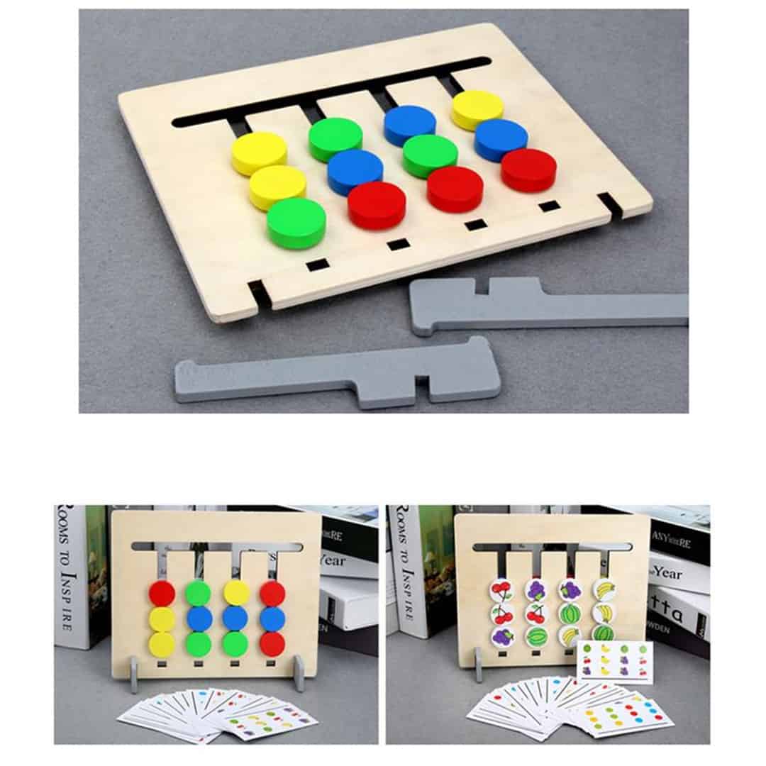 CombinationGame, drewniana układanka rozwijająca myślenie logiczne (36 zadań) - Image 4