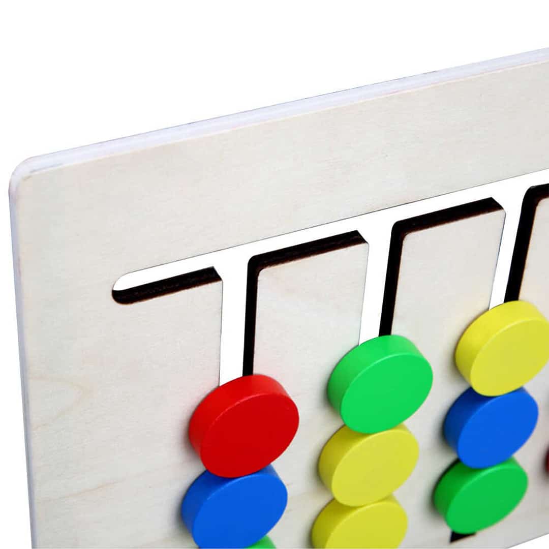 CombinationGame, drewniana układanka rozwijająca myślenie logiczne (36 zadań) - Image 6