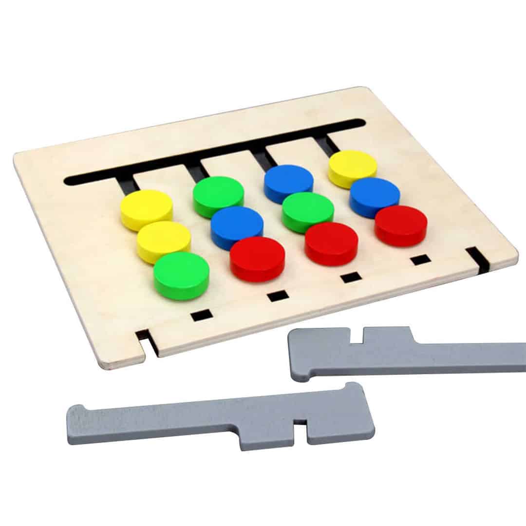 CombinationGame, drewniana układanka rozwijająca myślenie logiczne (36 zadań) - Image 7