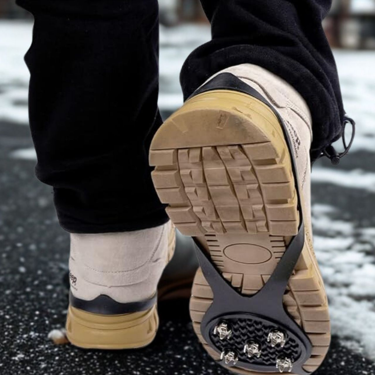 Crampons, uniwersalne raki zapewniające przyczepność (2 sztuki) - Image 2