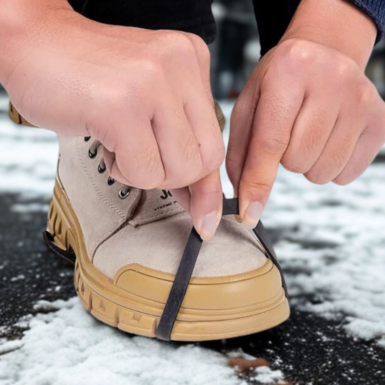 Crampons, uniwersalne raki zapewniające przyczepność (2 sztuki) - Image 4