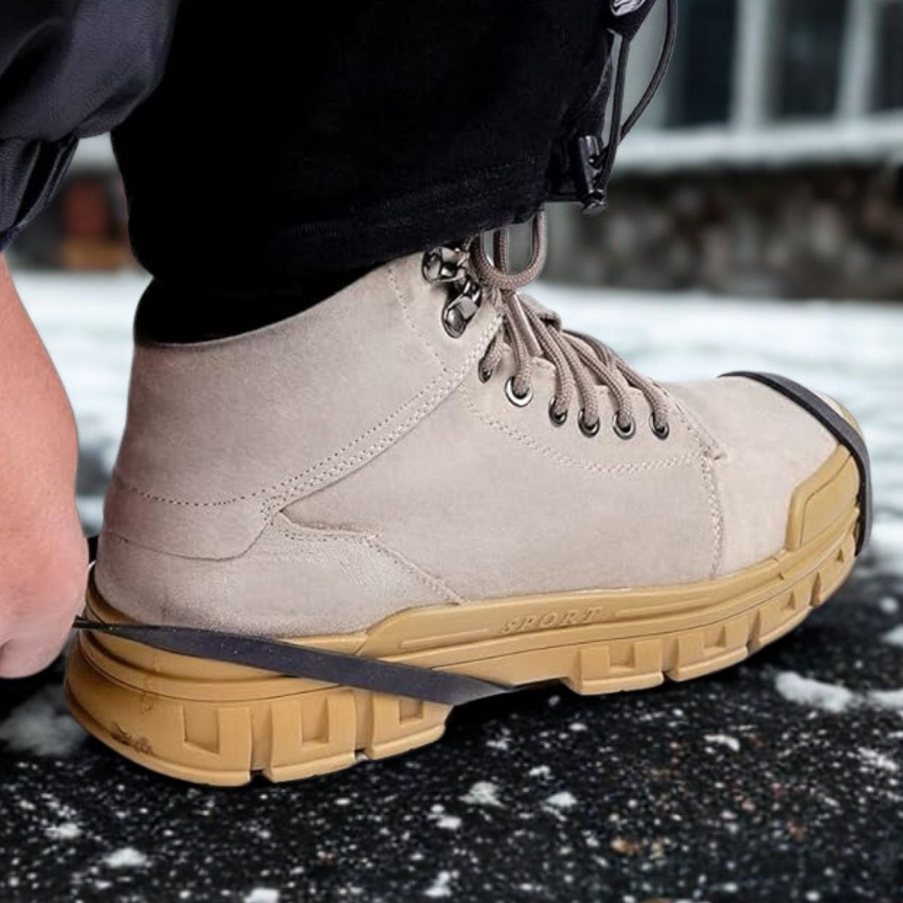 Crampons, uniwersalne raki zapewniające przyczepność (2 sztuki) - Image 5