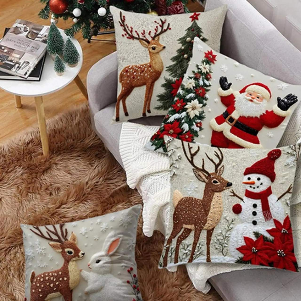CutePillows, poszewki na poduszki świąteczne (4 sztuki) - Image 9