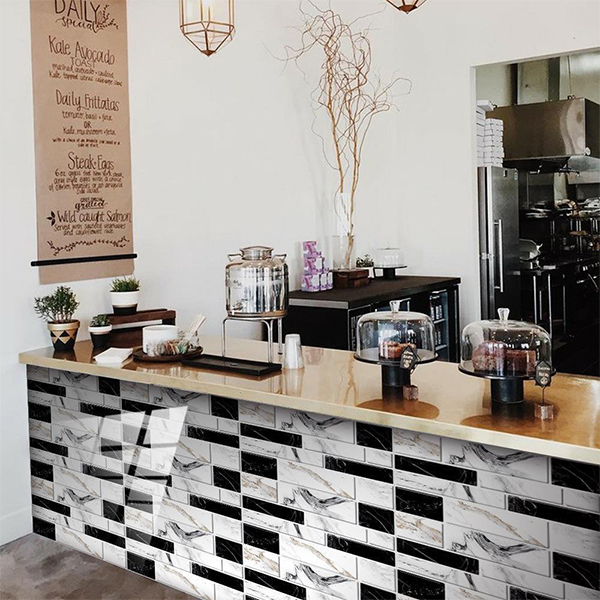 DecorWallpaper, trójwymiarowe naklejki ścienne imitujące kafelki (12 szt.) - Image 5