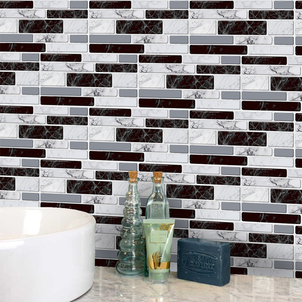 DecorWallpaper, trójwymiarowe naklejki ścienne imitujące kafelki (12 szt.) - Image 7