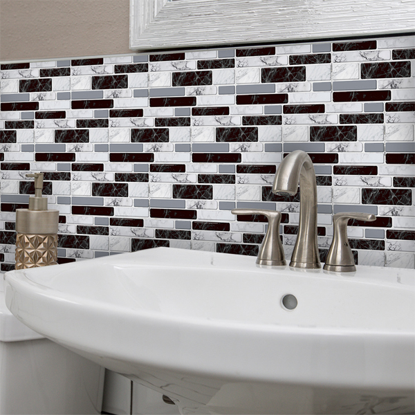 DecorWallpaper, trójwymiarowe naklejki ścienne imitujące kafelki (12 szt.) - Image 9