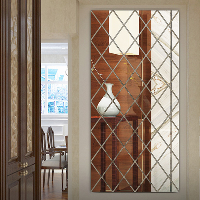 DiamondMirror – naklejki lustrzane w kształcie diamentu, 32 szt. - Image 7