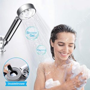 DoubleShower, wysokiej jakości dwustronna słuchawka prysznicowa z wypełnieniem mydłem - Image 3