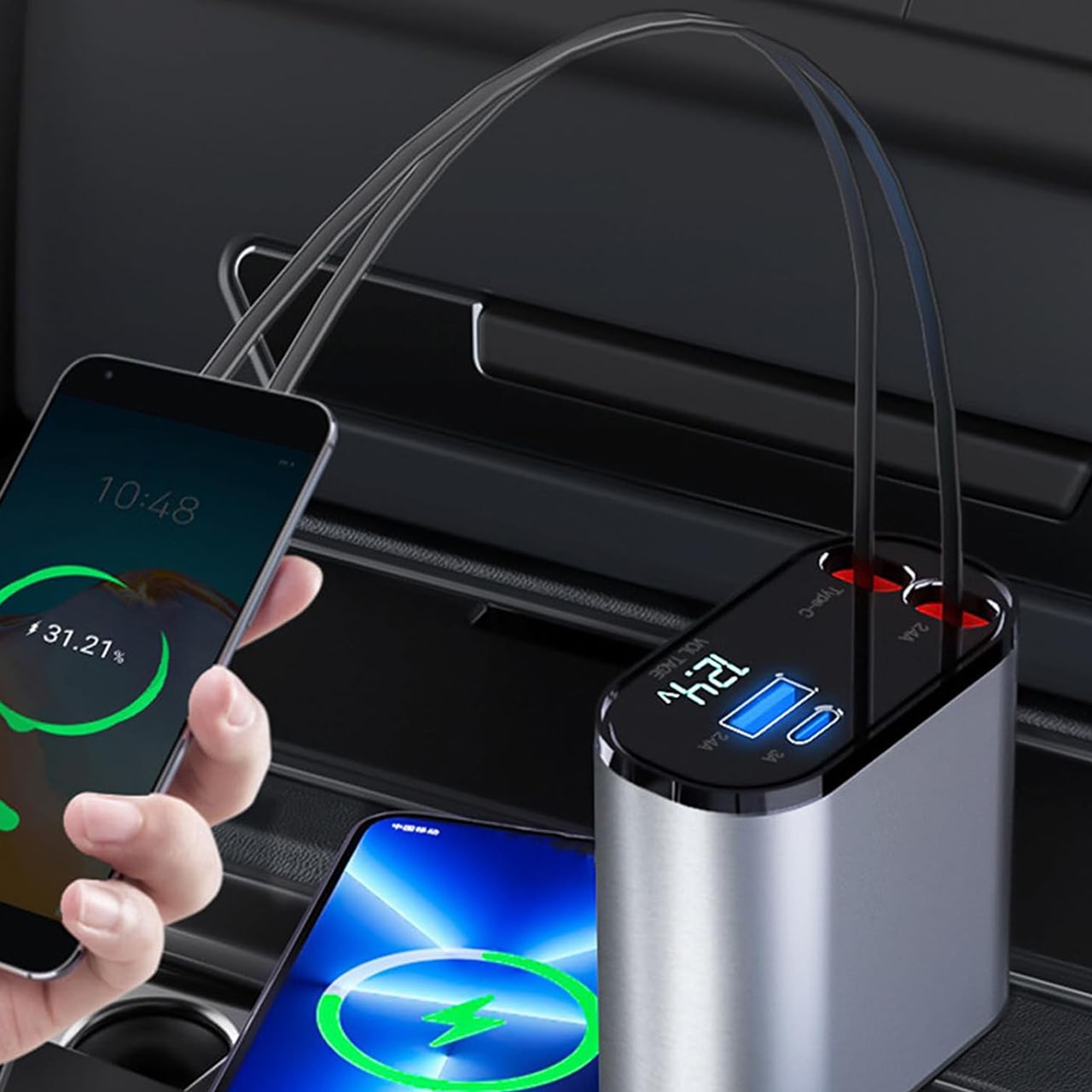 DualCharger, 4-w-1 ładowarka samochodowa - Image 9