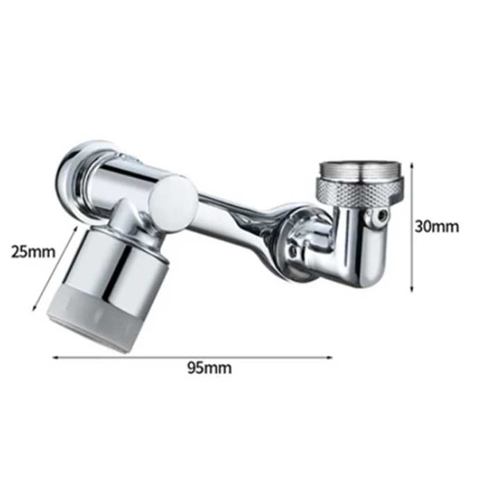 DualFaucet – nakładka na kran obracana o 1080°, 2 tryby strumienia - Image 2