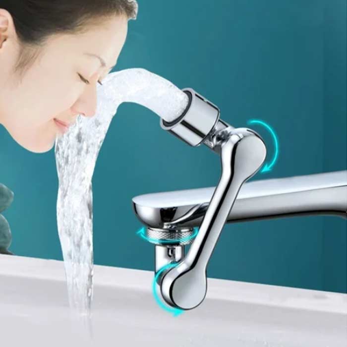 DualFaucet – nakładka na kran obracana o 1080°, 2 tryby strumienia - Image 7